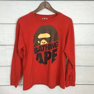 Bathing Ape Peek Big Ape Head Long Sleeve Tee Shir